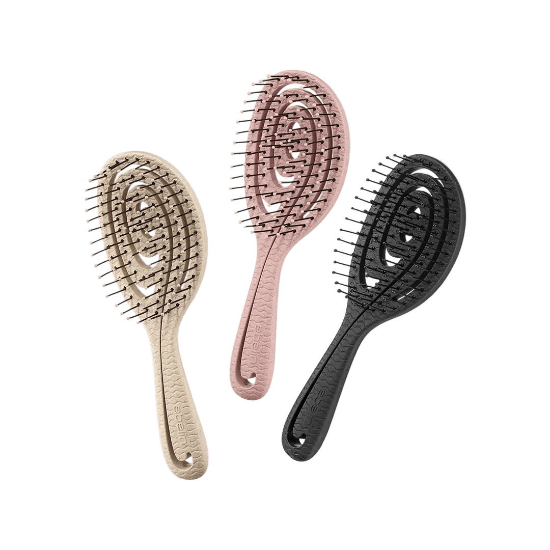 ebelin Mini Spiral Detangling Brush Random Color Hair Tools - XOXO cosmetics