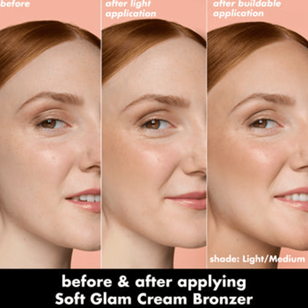 elf Soft Glam Cream Bronzer Stick - Light \ Medium Bronzer - XOXO cosmetics