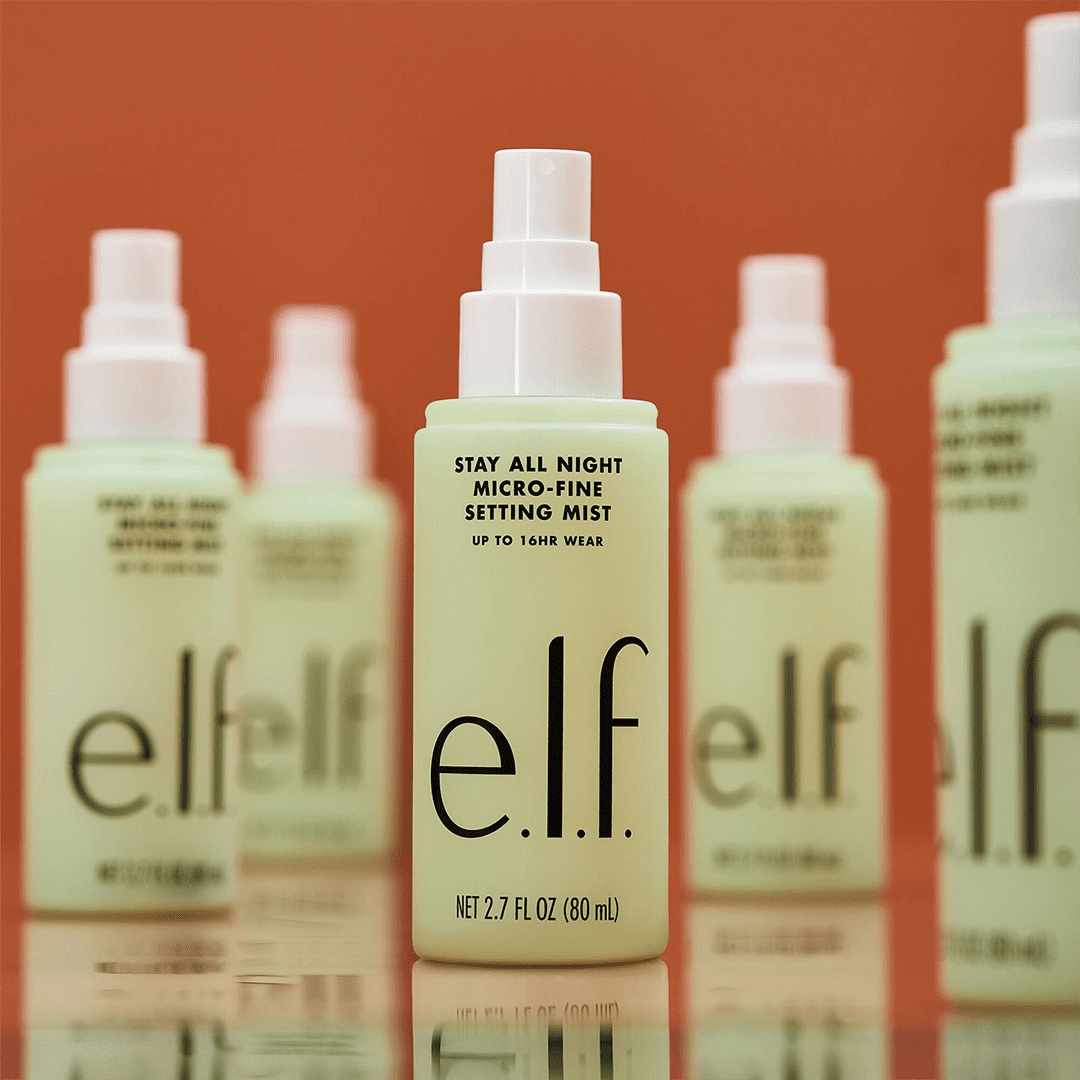 elf Stay All Night Micro-Fine Setting Mist - 80ml Setting & Fixing Spray - XOXO cosmetics