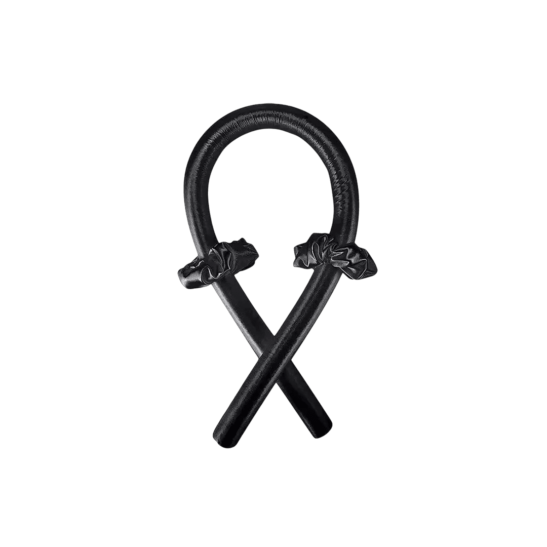 fragrance & fabric heatless curling rod headband - Black Hair Tools - XOXO cosmetics