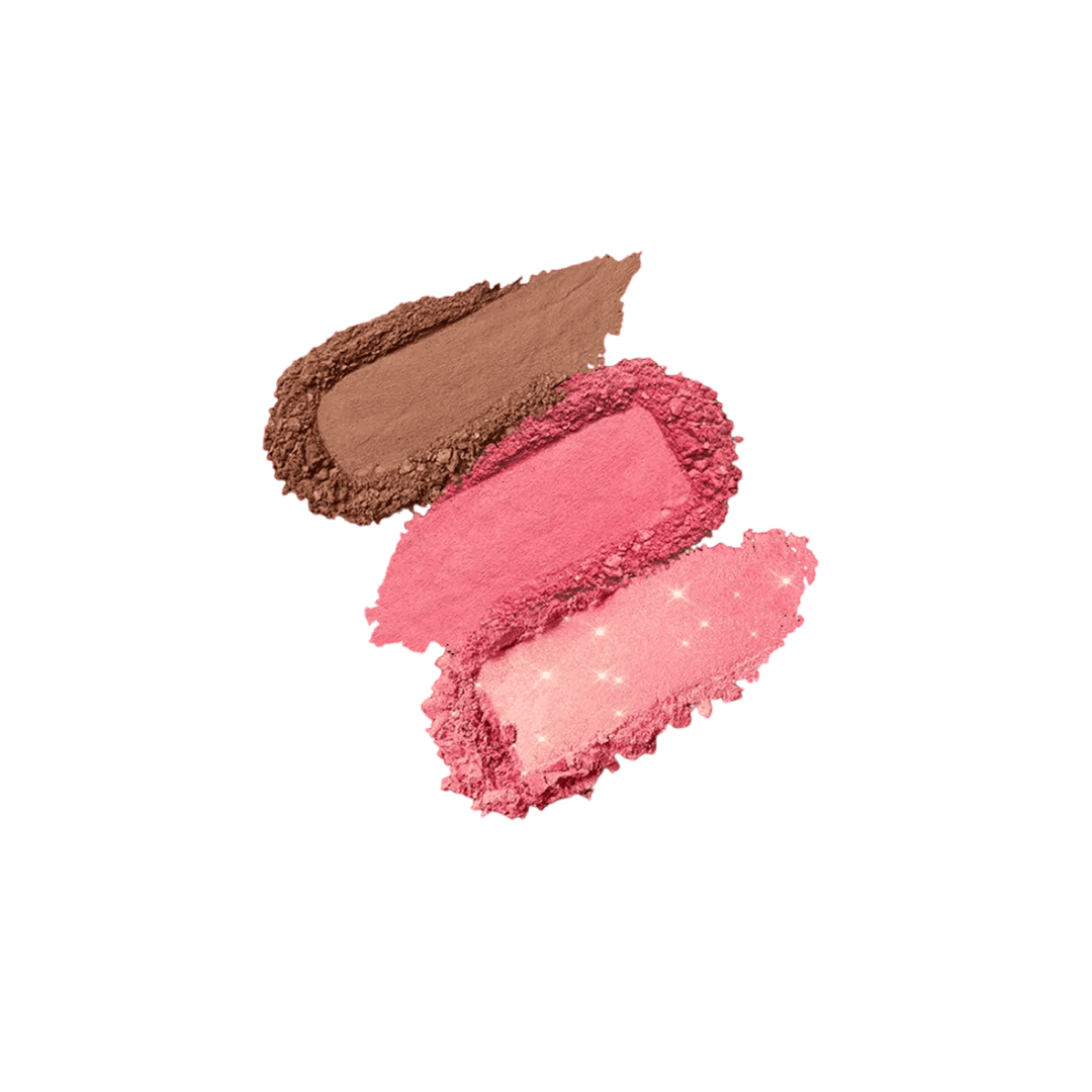 kIKO Milano Multi Finish Trio Blush & Bronzer Palette Face Palette - XOXO cosmetics