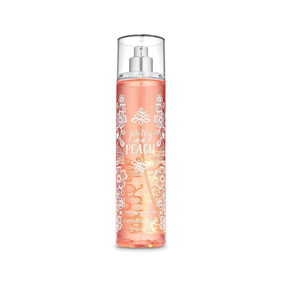 Bath & Body Works Pretty as a Peach Fine Fragrance Mist Body Mist - XOXO cosmetics