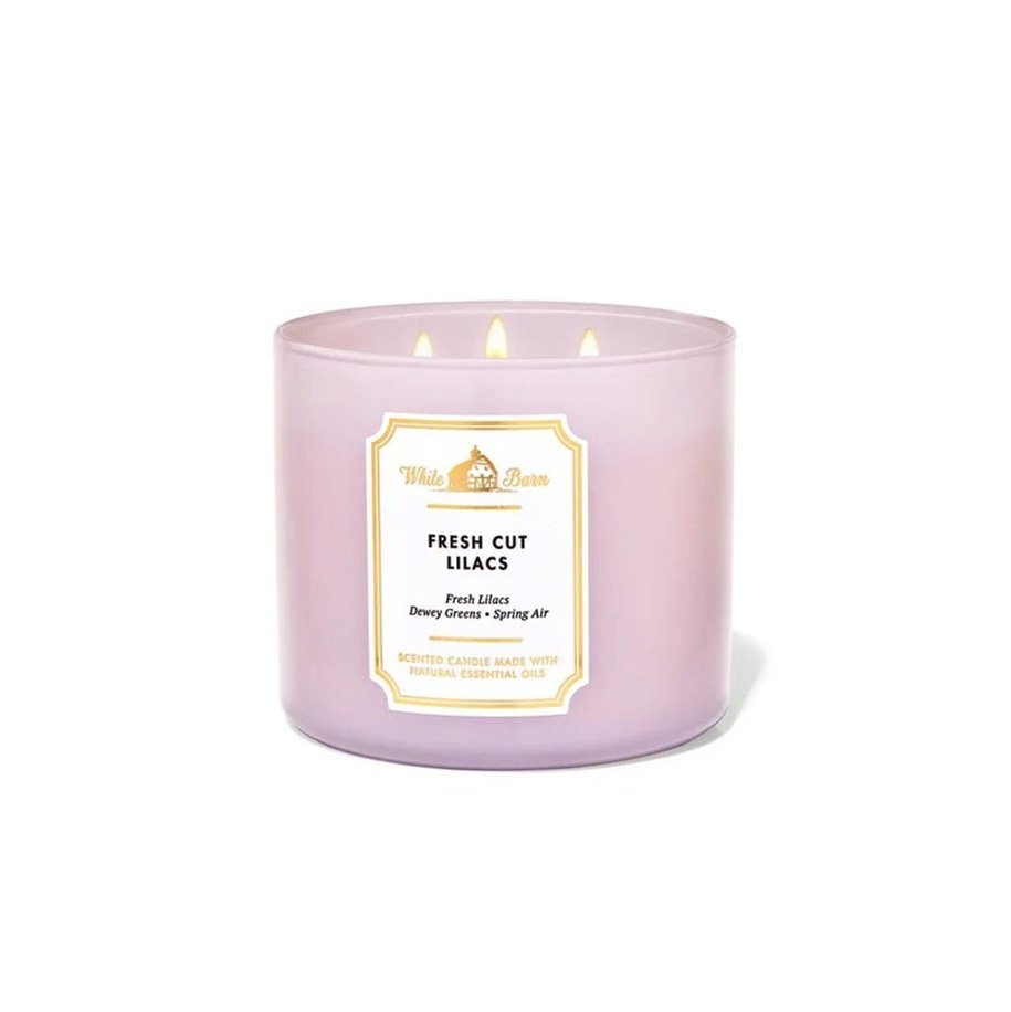 Bath & Body Works Fresh Cut Lilacs Candle Candles - XOXO cosmetics