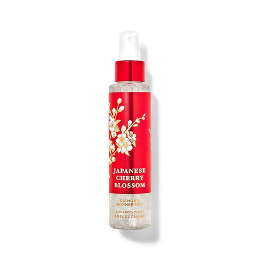 Bath & Body Works Japanese Cherry Blossom Diamond Shimmer Mist Body Mist - XOXO cosmetics