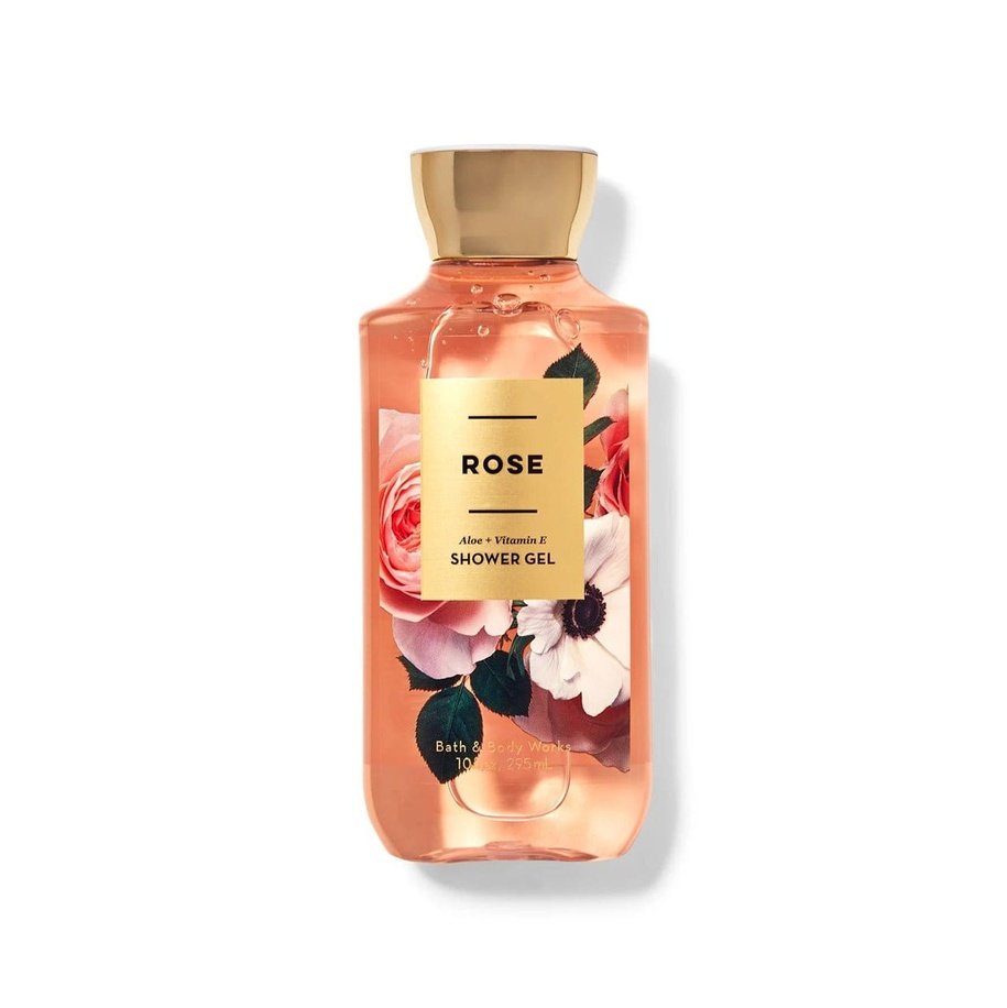 Bath & Body Works Rose Aloe + Vitamin E Shower Gel Shower Gel - XOXO cosmetics