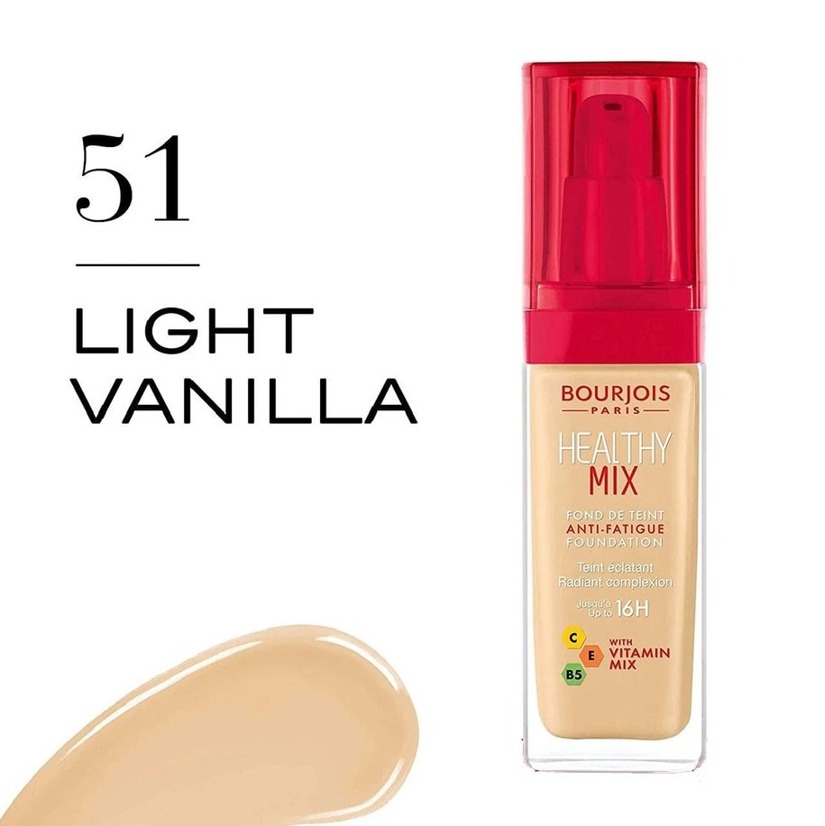 Bourjois Healthy Mix Anti-Fatigue Foundation Foundation - XOXO cosmetics
