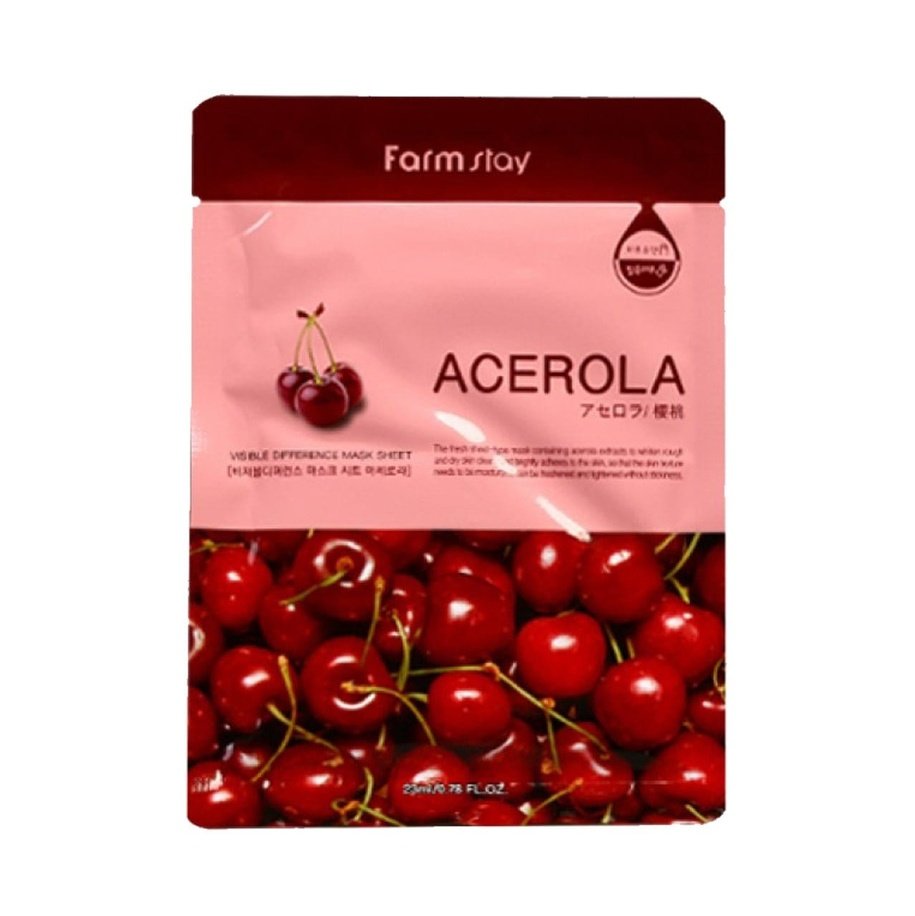 Farm Stay Visible Difference Mask Sheet with Acerola - XOXO cosmetics