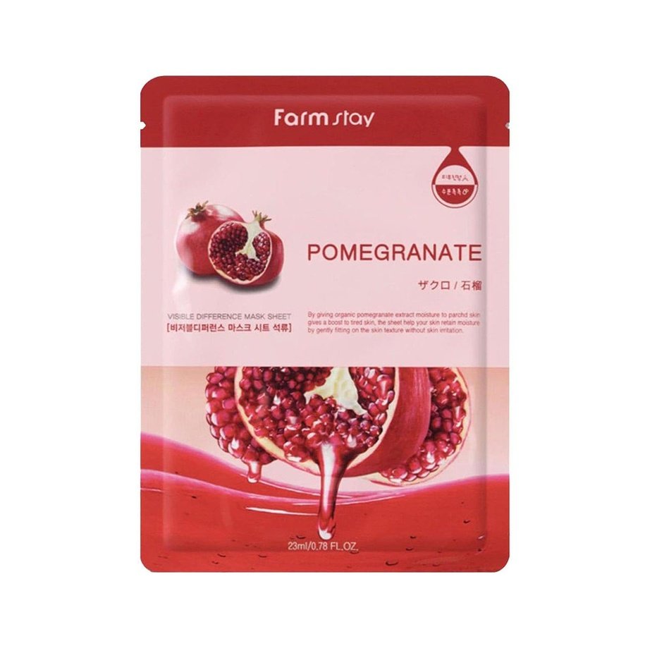 Farm Stay Visible Difference Mask Sheet with Pomegranate - XOXO cosmetics