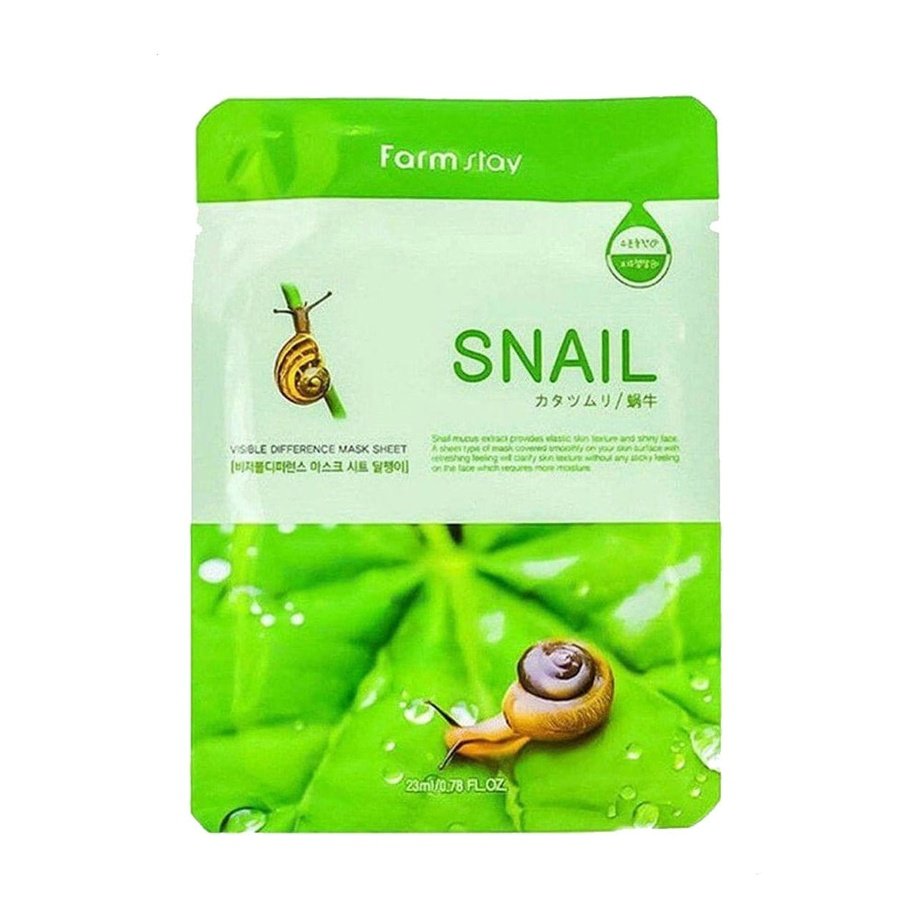 Farm Stay Visible Difference Mask Sheet with Snail Extracts - XOXO cosmetics