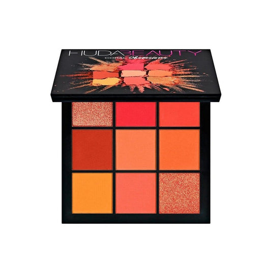 Huda Beauty Coral Obsessions Eyeshadow Palette Eyeshadow - XOXO cosmetics