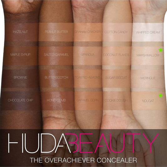 Huda Beauty The Overachiever High Coverage Concealer Concealer & Color Correcting - XOXO cosmetics