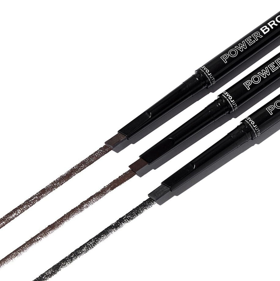 Revolution Power Brow Pencil Granite Eyebrow Pencil - XOXO cosmetics