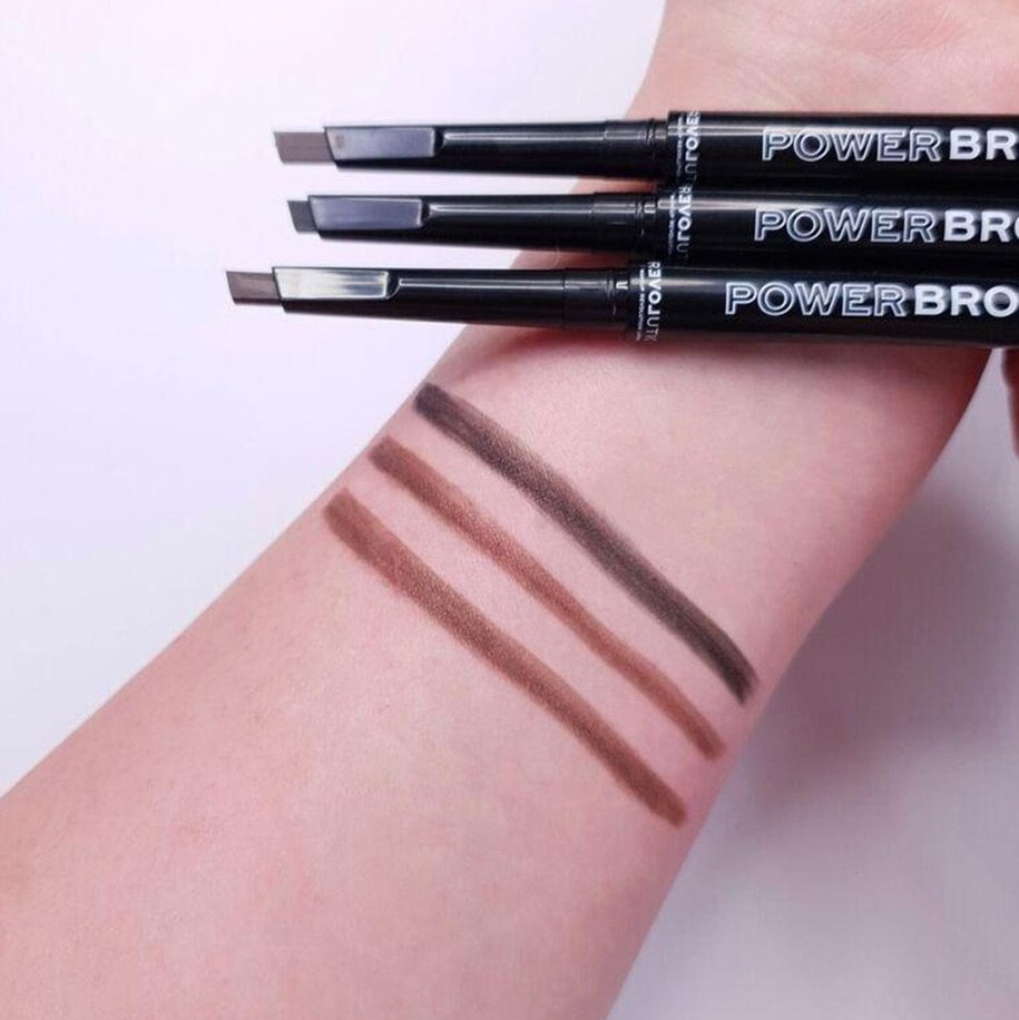 Revolution Power Brow Pencil Granite Eyebrow Pencil - XOXO cosmetics