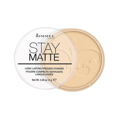 Rimmel Stay Matte Pressed Powder 001 Transparent Setting - XOXO cosmetics