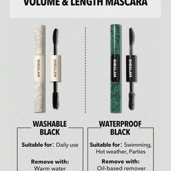 SHEGLAM All-In-One Volume & Length Washable Mascara Mascara - XOXO cosmetics