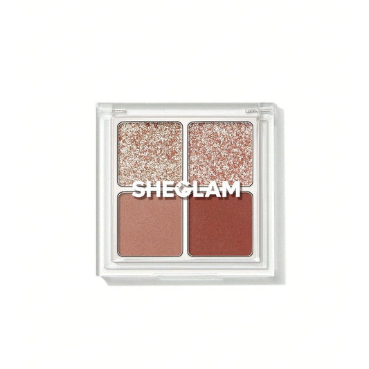 SHEGLAM Cosmic Crystal Eyeshadow Quad - Spellbound Eyeshadow - XOXO cosmetics