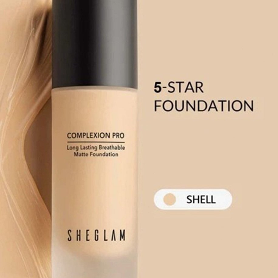 SHEGLAM Complexion Pro Long Lasting Breathable Matte Foundation - XOXO cosmetics