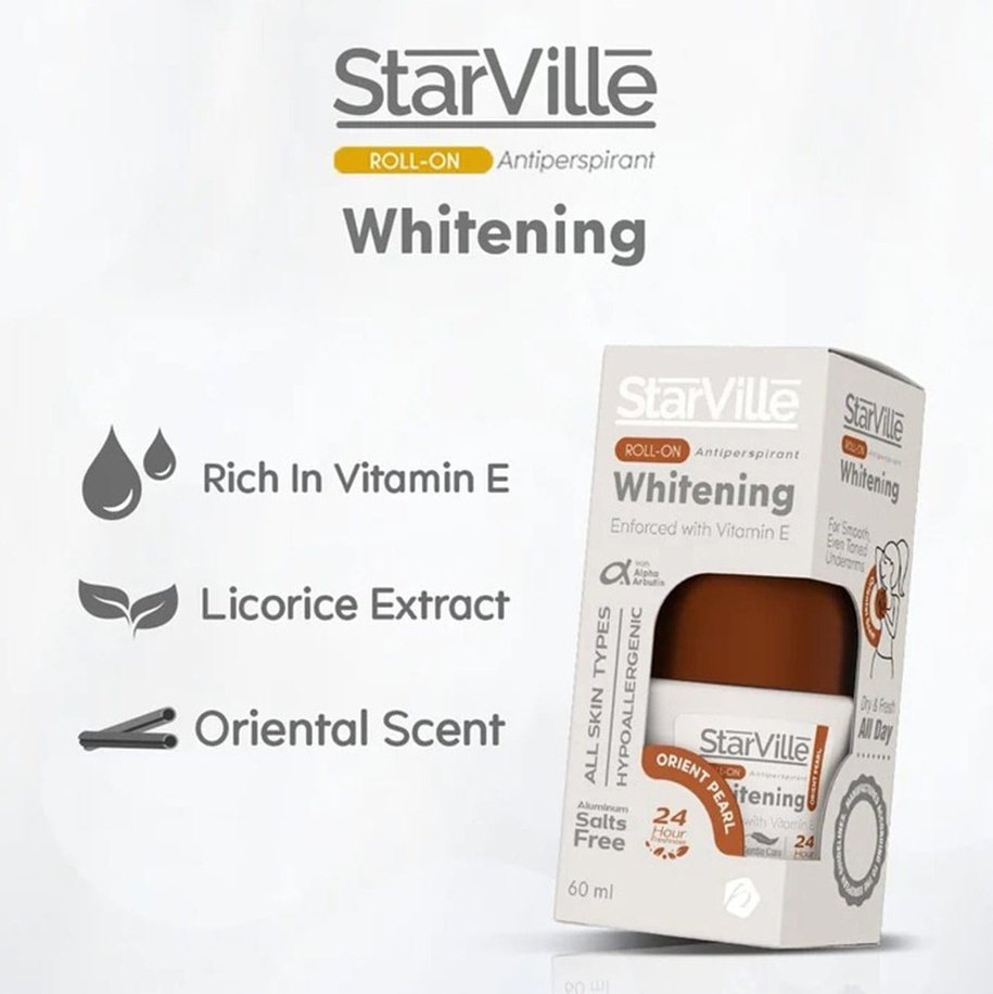 Starville Whitening Roll On Orient Pearl Scent Deodorant - XOXO cosmetics