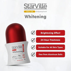 Starville Whitening Roll on Redberry Scent Deodorant - XOXO cosmetics