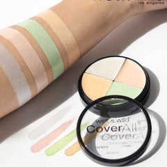 Wet n Wild CoverAll Concealer Palette Concealer & Color Correcting - XOXO cosmetics